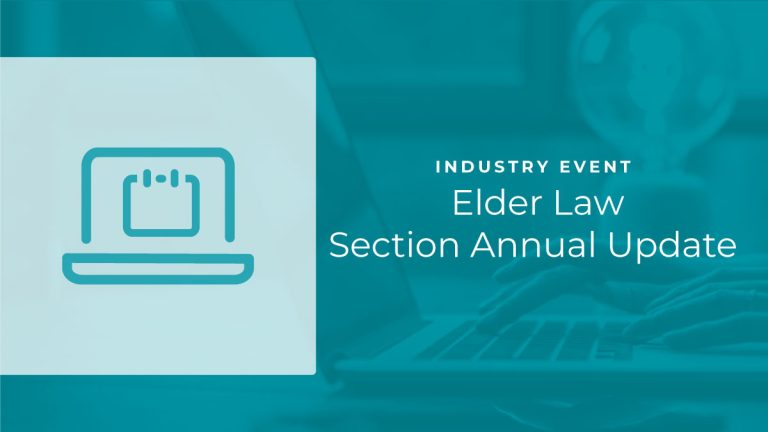 Elder Law Section Annual Update