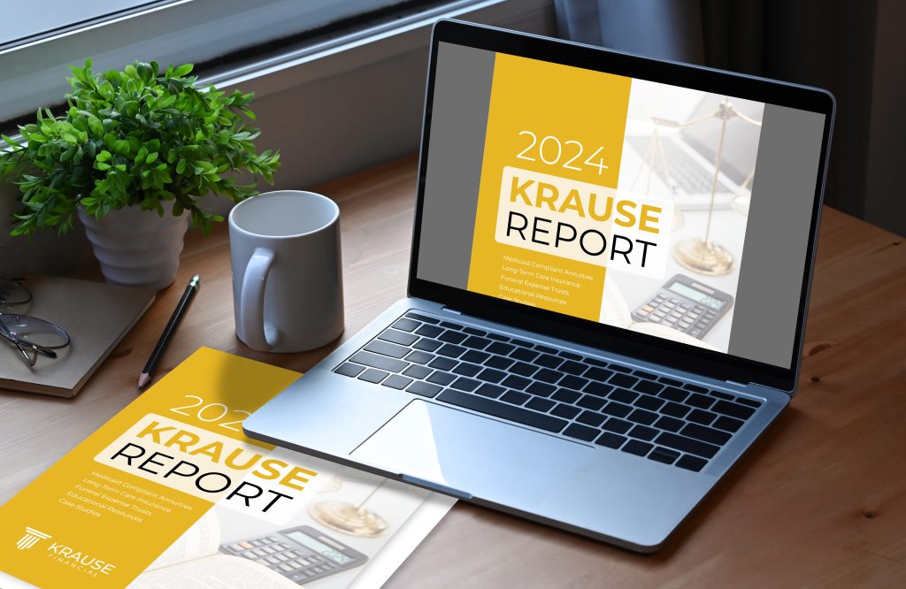 2024 Krause Report Displayed on Laptop