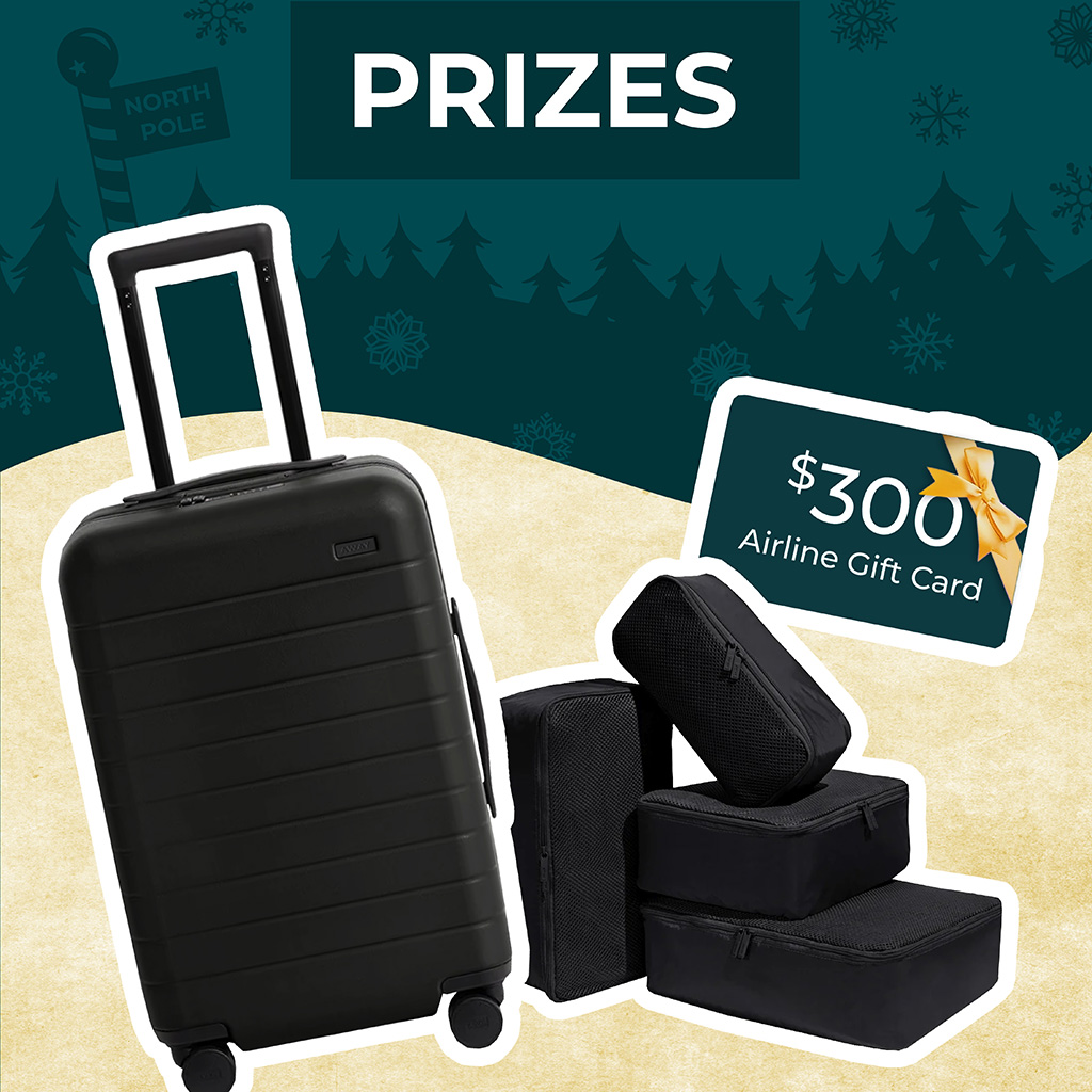 Passport to the North Pole Giveaway Prizes