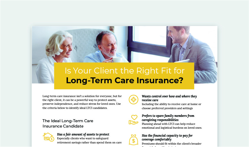 Is Your Client the Right Fit for LTCI?